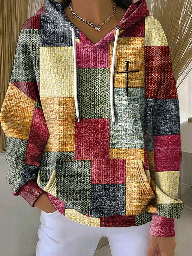 Felpa invernale colorata